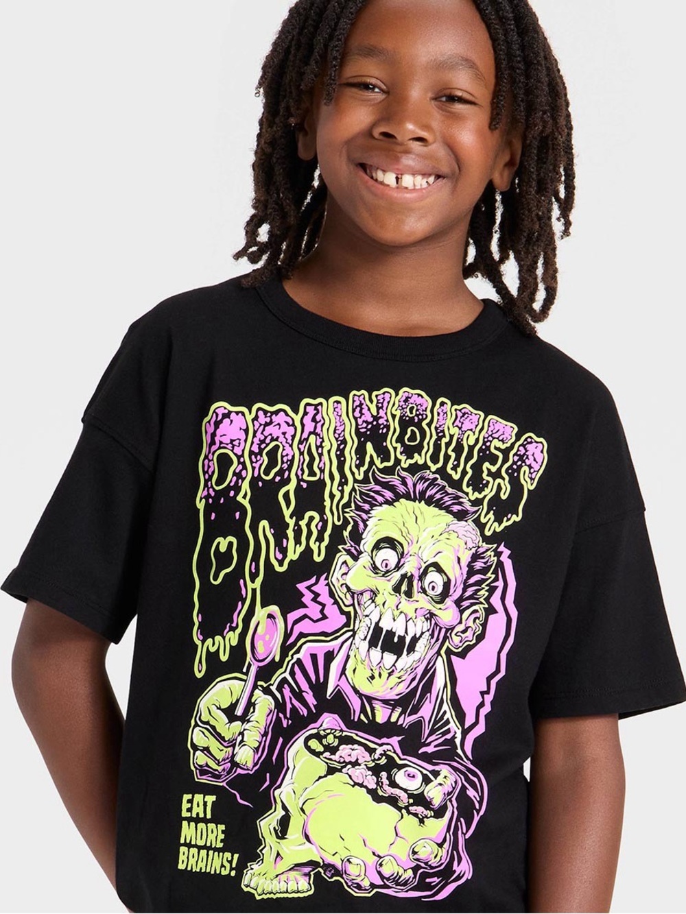 NEW Halloween Short Sleeve Glow In The Dark Tee